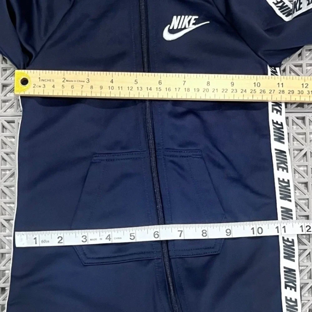 Nike Baby Tracksuit Size 18M‎ All In One Navy Blue Logo Tape Sporty